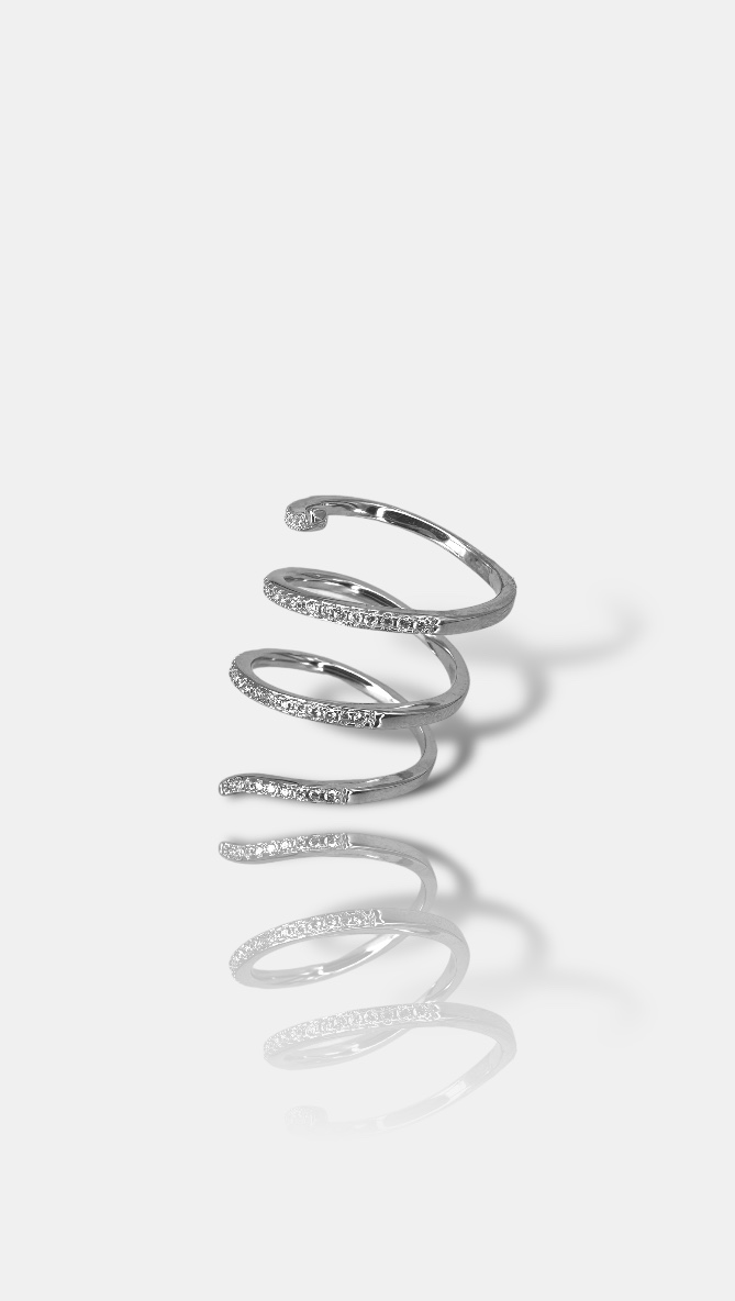 טבעת ערב מינדי 925 כסף 1