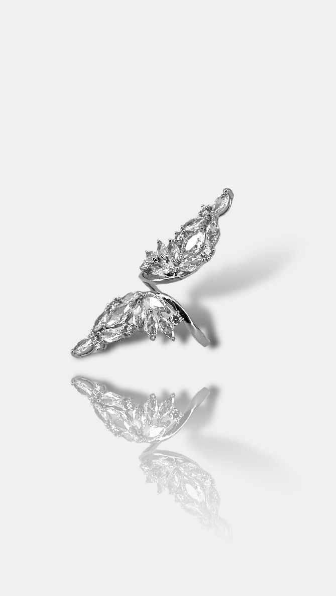 טבעת ערב מליסה 925 כסף טבעת ערב מליסה 925 כסף