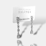 עגיל ערב טניה 925 כסף 1 עגיל ערב טניה 925 כסף 1