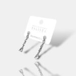 עגיל ערב טניה 925 כסף עגיל ערב טניה 925 כסף