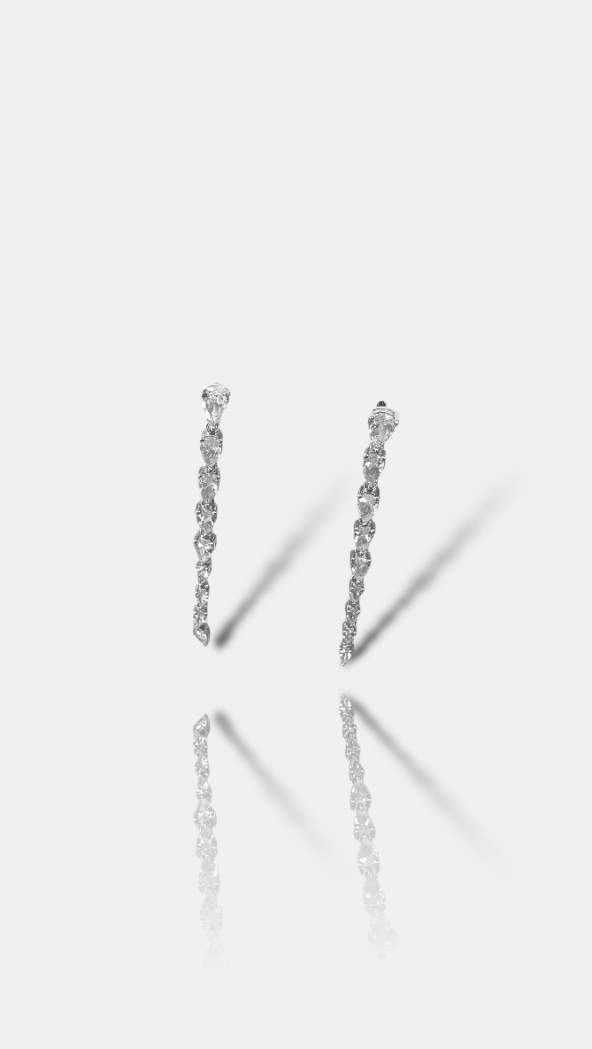 עגיל ערב יולי 925 כסף 2