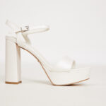 נעל עקב ערב Rene 4 קרם לבן 3 נעל עקב ערב Rene 4 קרם לבן 3