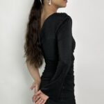 שמלת ערב מיני איה שחור 3 שמלת ערב מיני איה שחור 3