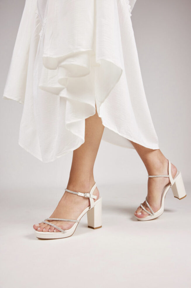 נעל עקב Liron 14 קרם אבנים