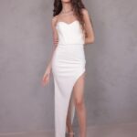 שמלת ערב דדי לבן 1