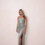 שמלת ערב ליב מקסי מנטה 3