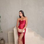 שמלת ערב מקסי נוגה אדום 2