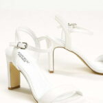 נעל עקב Maya 9 לבן רגיל