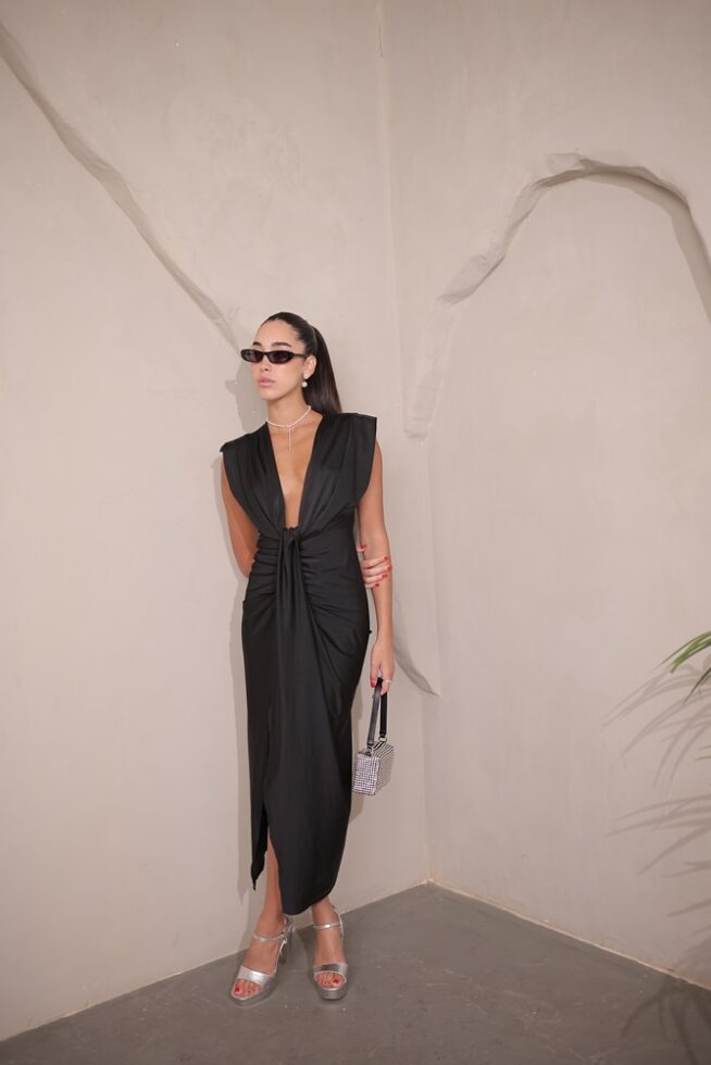 שמלת ערב מידי ברי שחור