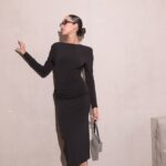 שמלת ערב מידי מילנה שחור 1