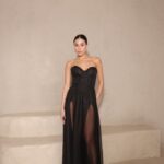 שמלת ערב מקסי דיה שחור 5