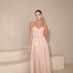 שמלת ערב מקסי דיה שמנת 1