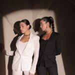 חליפת ערב פרו שחור לבן