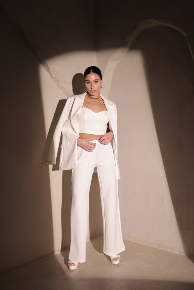 חליפת ערב ארמני לבן 1