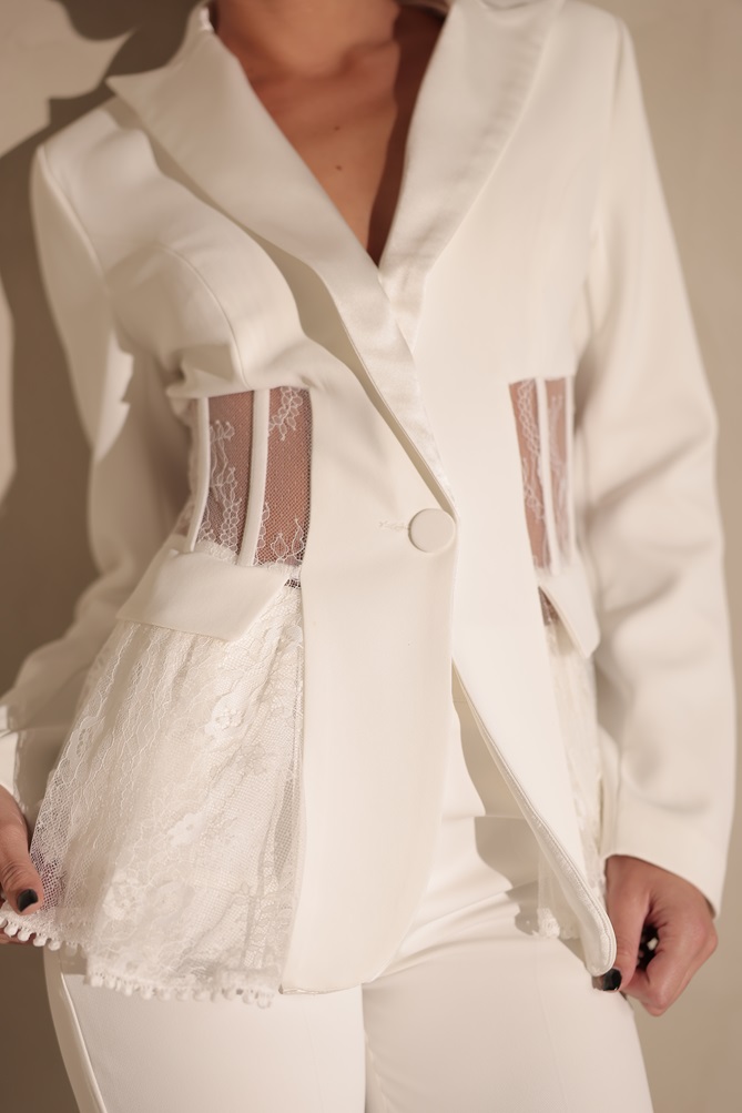 חליפת ערב פרנקו לבן