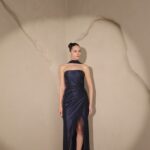 שמלת ערב מקסי אליז כחול נייבי 2