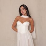 שמלת ערב מקסי דייה לבן1