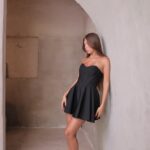 שמלת ערב מיני ונוס שחור 4