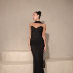 שמלת ערב מקסי לאוני שחור 2