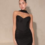 שמלת ערב מקסי לאוני שחור 3