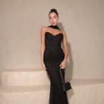 שמלת ערב מקסי לאוני שחור 4