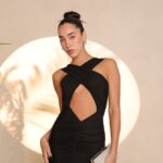 שמלת ערב מקסי ריס שחור 2