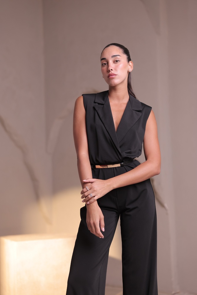 אוברול ערב וייב שחור