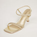 נעל ערב עקב Laura 7 3 זהב נעל ערב עקב Laura 7 3 זהב