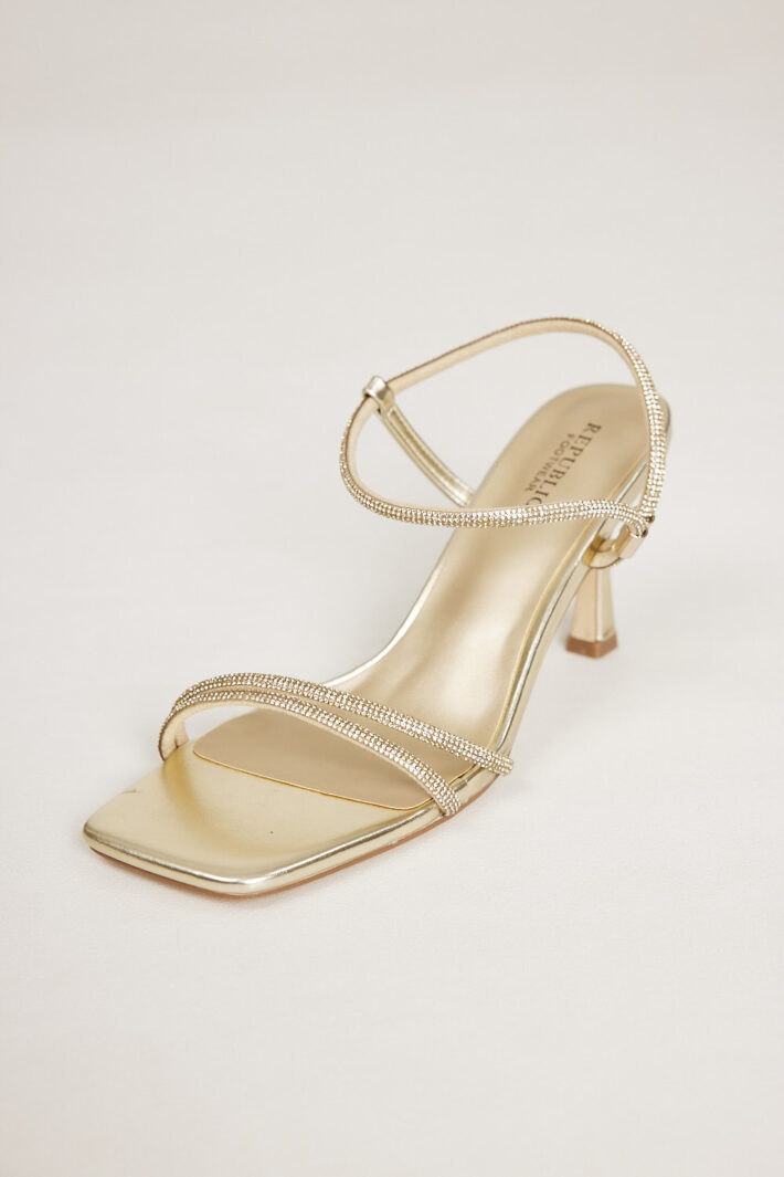 נעל ערב עקב Laura 7 3 זהב