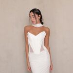 שמלת ערב מקסי טיי לבן1 שמלת ערב מקסי טיי לבן1