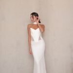 שמלת ערב מקסי טיי לבן4 שמלת ערב מקסי טיי לבן4