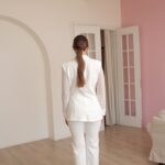 חליפת ערב מונו לבן חליפת ערב מונו לבן