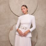 חליפת ערב מקסי יסכה לבן 1