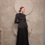 חליפת ערב מקסי יסכה שחור 2