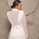 חליפת ערב מרלן לבן