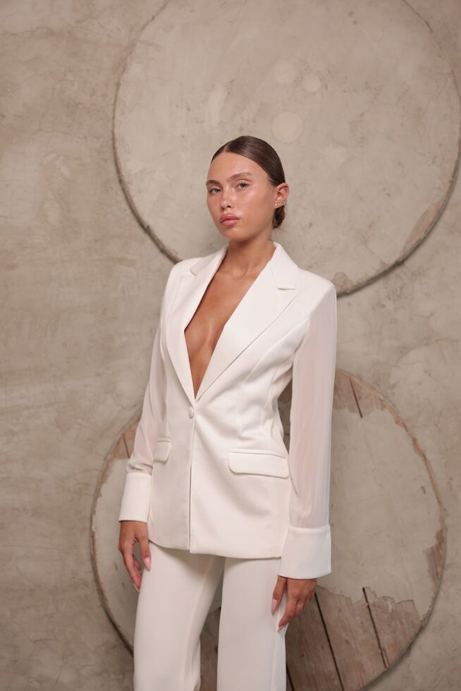 חליפת ערב מרלן לבן 2