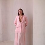 חליפת ערב צנועה סולין ורוד 2