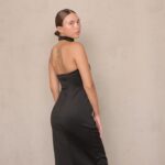 שמלת ערב מידי אולה שחור שמלת ערב מידי אולה שחור