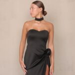 שמלת ערב מידי אולה שחור 3 שמלת ערב מידי אולה שחור 3