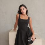 שמלת ערב מיני גל שחור 3