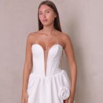 שמלת ערב מיני דדי לבן 5 שמלת ערב מיני דדי לבן 5