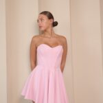 שמלת ערב מיני ונוס ורוד שמלת ערב מיני ונוס ורוד