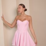 שמלת ערב מיני ונוס ורוד 5 שמלת ערב מיני ונוס ורוד 5