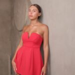 שמלת ערב מיני סאן אדום 1