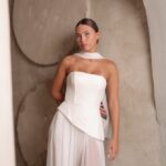 שמלת ערב מקסי אקווה לבן 1 שמלת ערב מקסי אקווה לבן 1