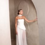 שמלת ערב מקסי אקווה לבן 3 שמלת ערב מקסי אקווה לבן 3