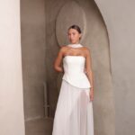 שמלת ערב מקסי אקווה לבן 4 שמלת ערב מקסי אקווה לבן 4