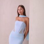 שמלת ערב מקסי ליס תכלת 2