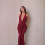 שמלת ערב מקסי סבו בורדו 4