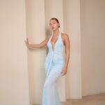 שמלת ערב מקסי סבו תכלת